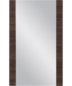Walnut framed mirror