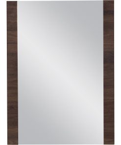 Walnut framed mirror