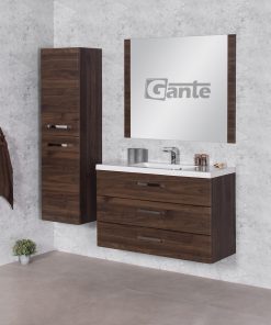 1000 mm walnut vanity unit Cork