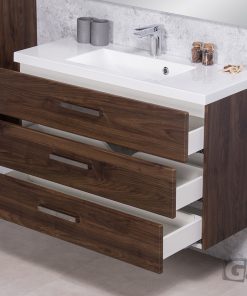 1000 mm walnut vanity unit Cork