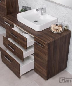 1200 mm walnut vanity unit Ireland