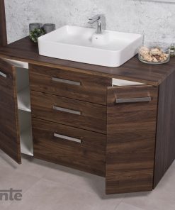 1200 mm walnut vanity unit Ireland