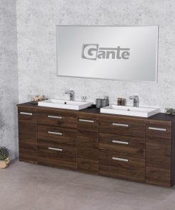 2100 mm walnut vanity unit Cork