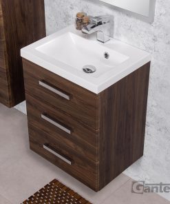 500mm Walnut vanity unit Dublin