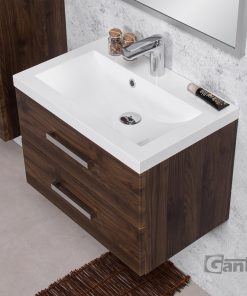 600 mm Walnut vanity unit Cork