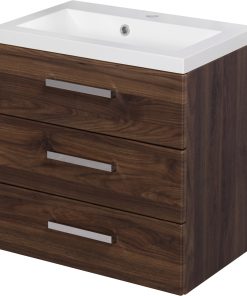 600 mm Walnut vanity unit Cork