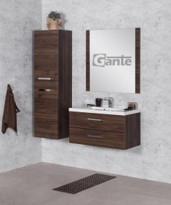 800 mm walnut vanity unit Waterford