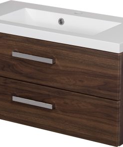 800 mm walnut vanity unit Waterford