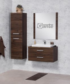 800 mm walnut vanity unit Waterford
