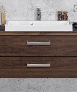 800 mm walnut vanity unit Waterford