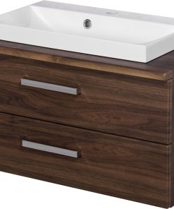 800 mm walnut vanity unit Waterford