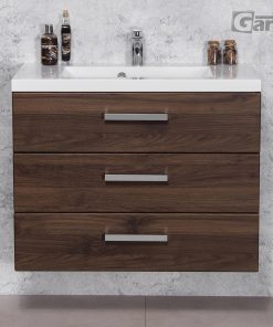 800 mm walnut vanity unit Waterford
