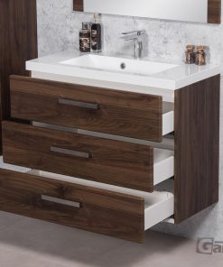 800 mm walnut vanity unit Waterford