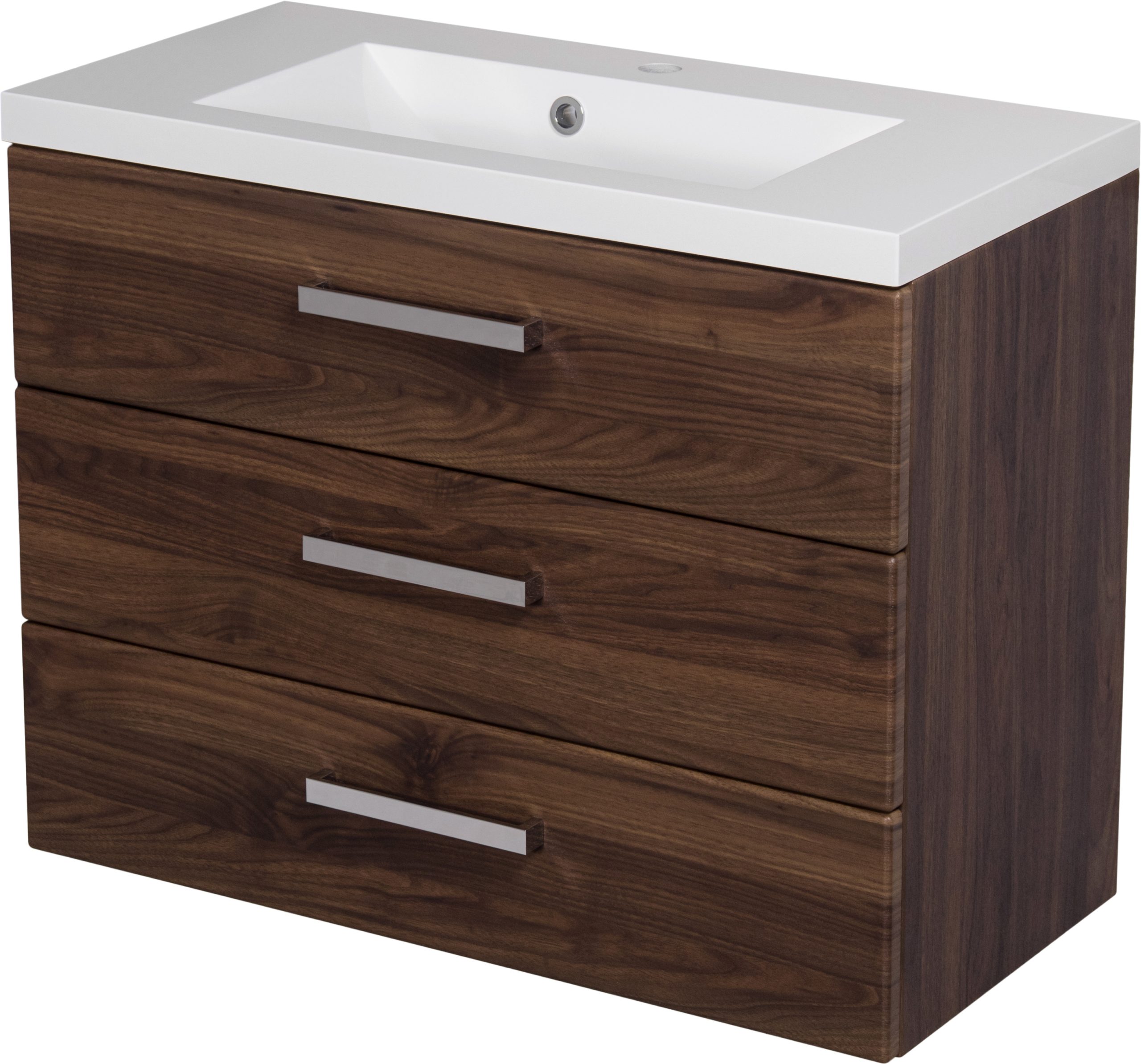 800 mm walnut vanity unit Waterford