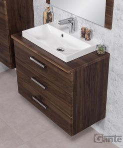800 mm walnut vanity unit Kildare