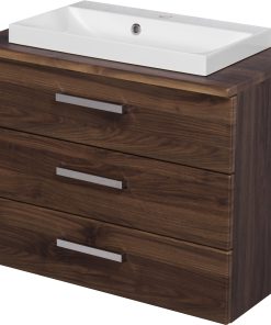 800 mm walnut vanity unit Kildare