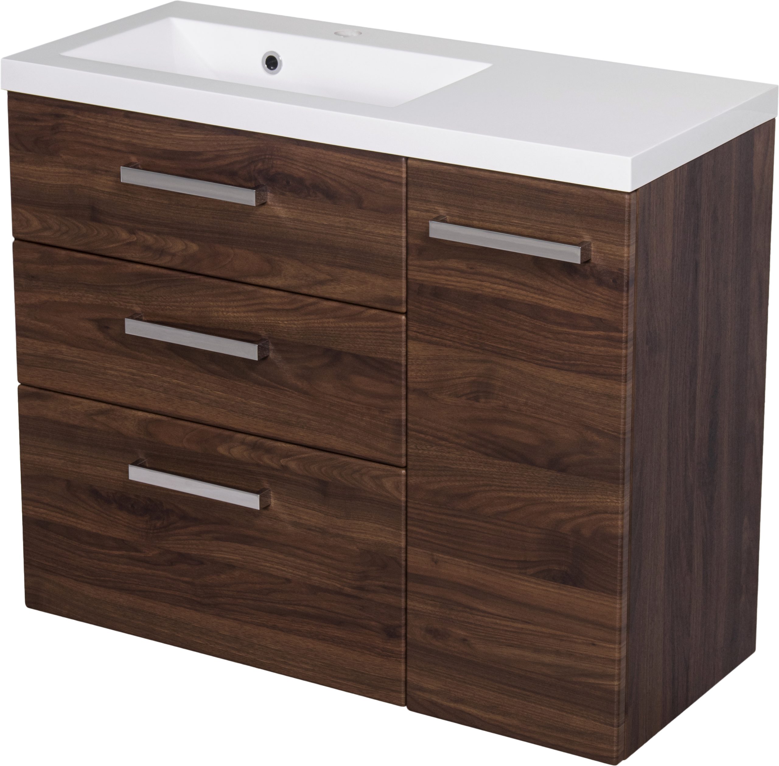 900 mm walnut vanity unit Dublin