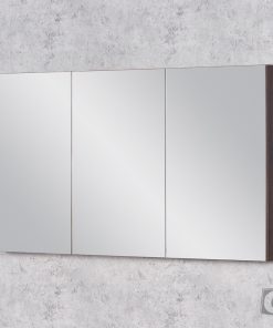 Walnut cabinet with mirror