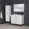 1000mm white vanity unit Dublin