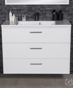 1000mm white vanity unit Dublin