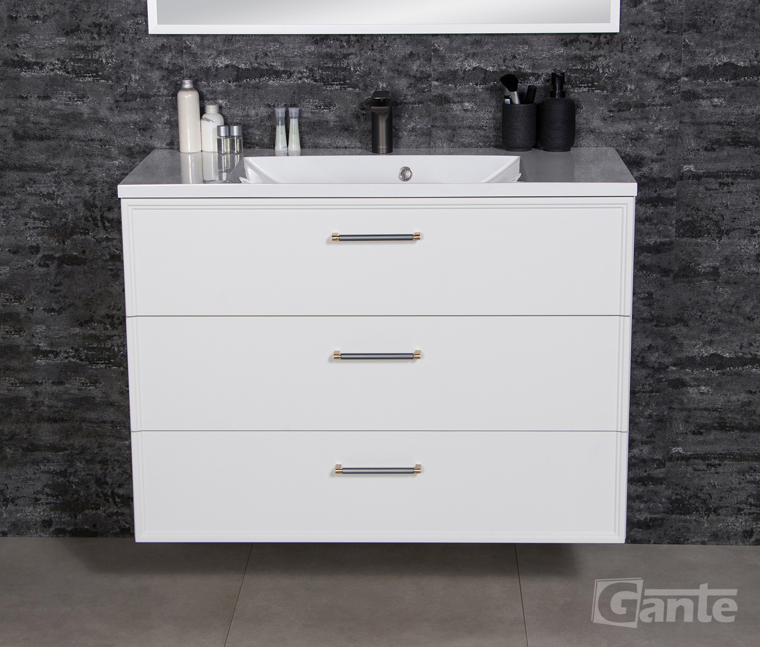 1000mm white vanity unit Dublin