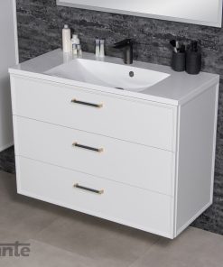 1000mm white vanity unit Dublin
