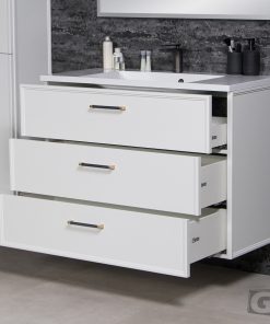 1000mm white vanity unit Dublin