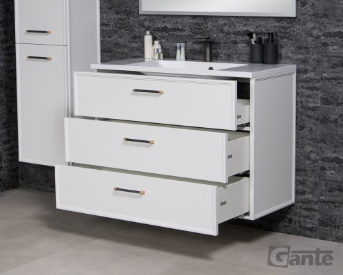 1000mm white vanity unit Dublin