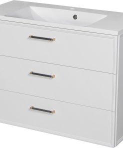 1000mm white vanity unit Dublin